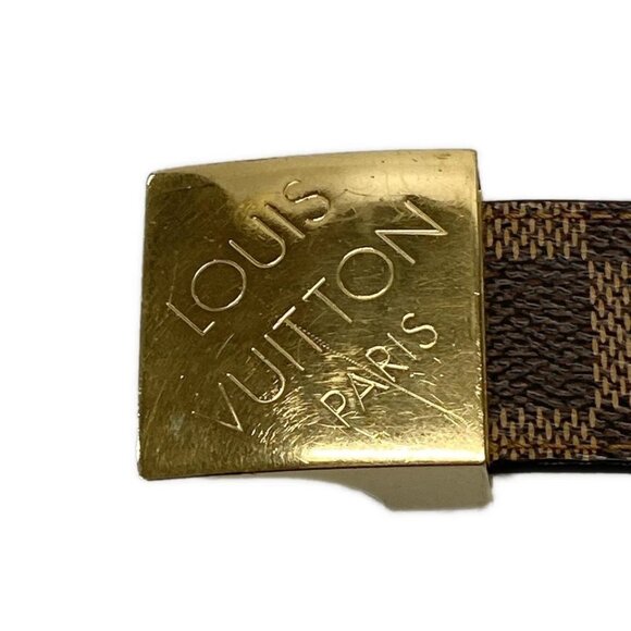 LOUIS VUITTON Santure LVPARIS Damier Ebene Damier Unconfirmed Belt 261-031425 - Picture 3 of 5